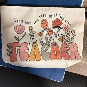 NWOT Teacher Bag with Wrist Strap